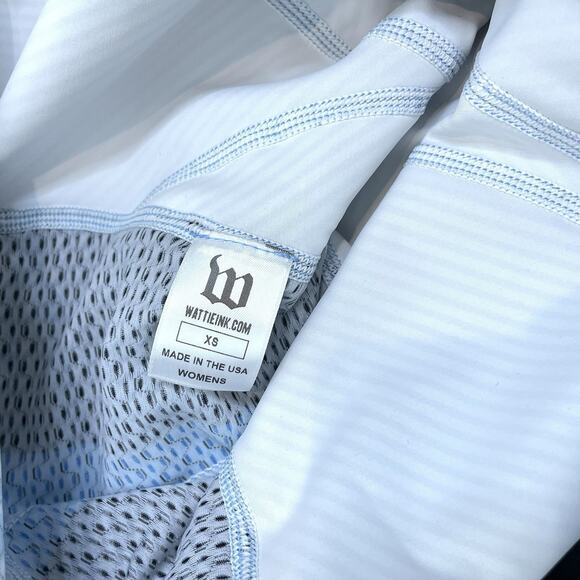 Wattie Ink Triathlon Suit Womens XS Switch4good Tri Blue Gray - Picture 6 of 8